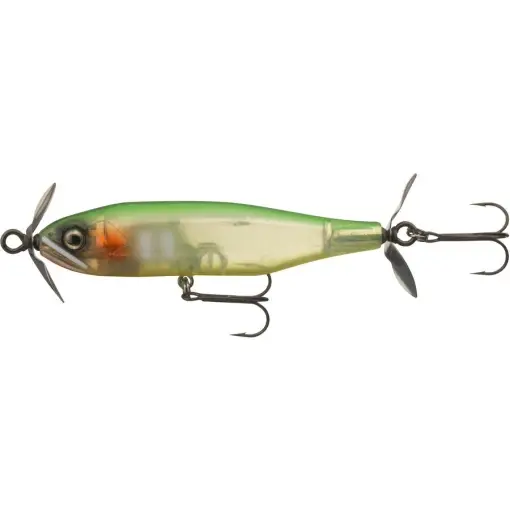 Calitate înaltă Vobler Daiwa Steez Prop 85F, Clear Lime, 8.5cm, 12.7g