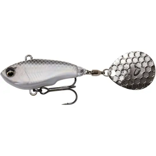 Cel mai bun preț Spinnertail Savage Gear Fat Tail, Sinking, Culoare White Silver, 5.5cm, 9g