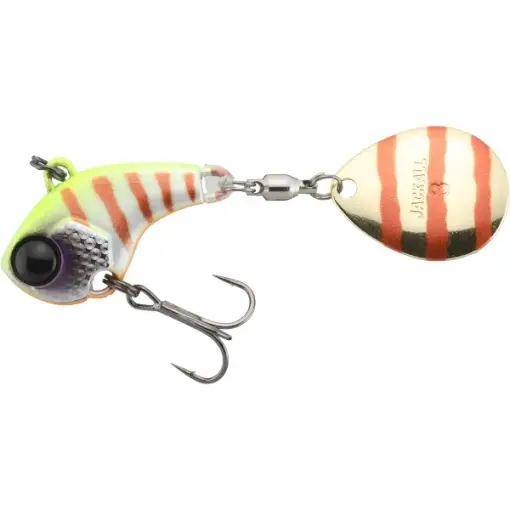 Spinnertail Jackall Deracoup Spinner, Chart Back Stripe Gill, 14.7g Transport gratuit