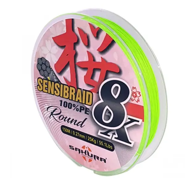 Cumpără acum Multifilament Sakura Sensibraid 150m 4X Chartreuse