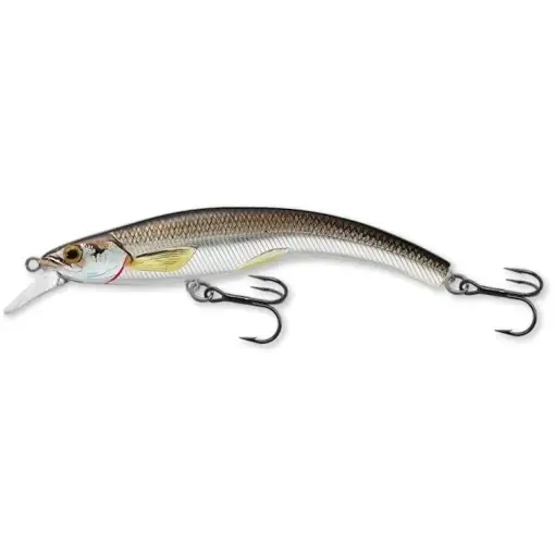 Vobler Live Target Rainbow Smelt Banana Bait S, Silver/Black, 9.1cm, 9g Disponibil imediat
