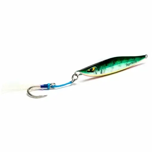Reducere Vobler Pilker Mustad Jig Daggerman, Green Mackerel, 20cm, 100g