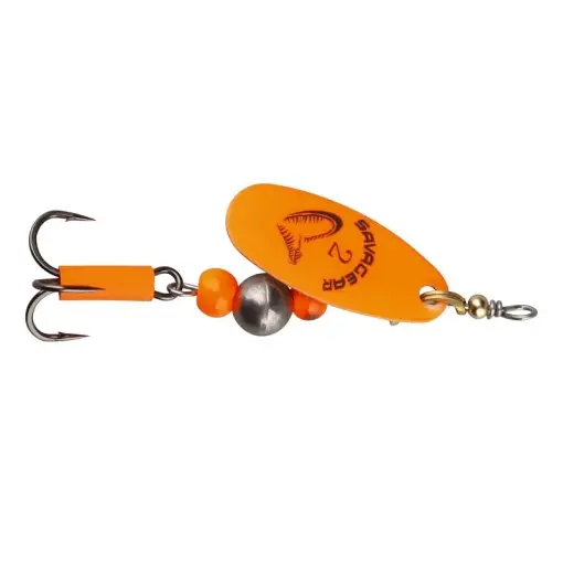 Lingurita Rotativa Savage Gear Caviar Nr.2, Culoare Fluo Orange, 6g Doar azi