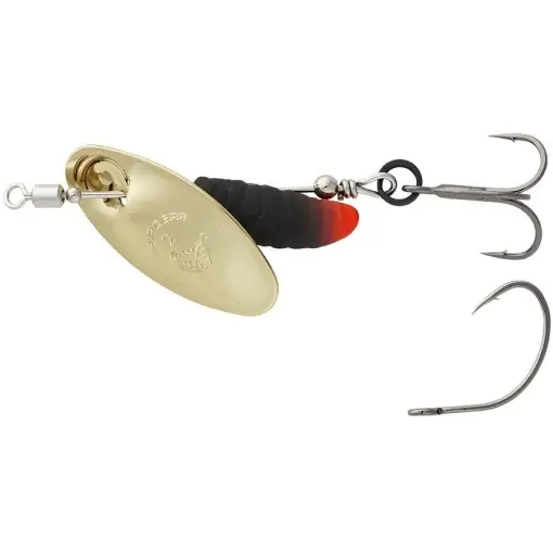 Lingurita Rotativa Savage Gear Spinner Grub Sinking Nr.1, Gold Black, 3.8g Chilipir