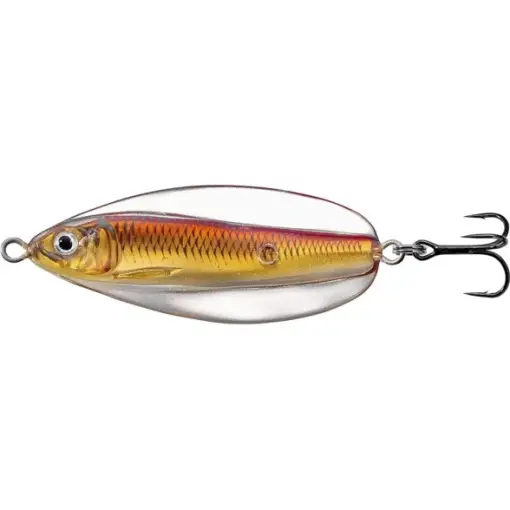 Retur gratuit Lingura Oscilanta Live Target Erratic Shiner, Gold/Red, 6cm, 14g