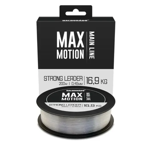 Calitate înaltă Fir Monofilament Haldorado Max Motion Strong Leader, Culoare Gri, 200m