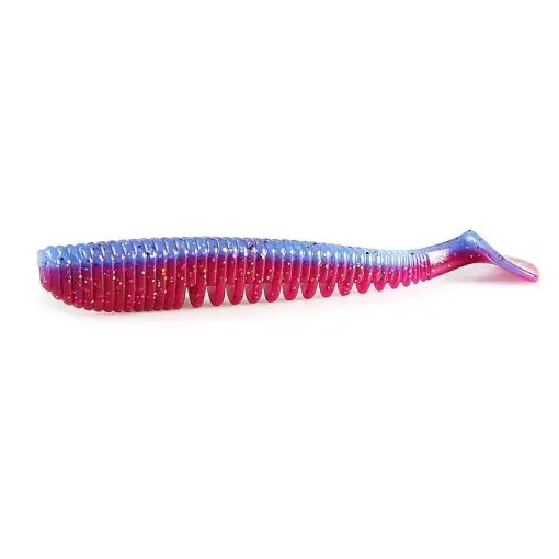 Bestseller Shad Fast Strike Takeda, Culoare 05 Red Blue, 8cm, 3.2g, 10buc/plic