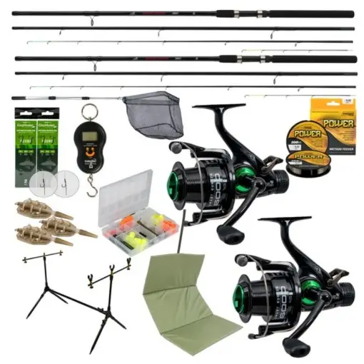 Ofertă Set Carp Expert Smart Feeder 3.90m cu Rod Pod Kamasaki