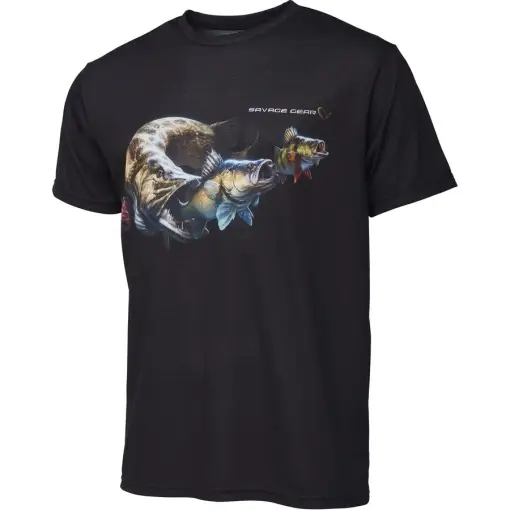 Super ofertă Tricou Savage Gear Cannibal Black