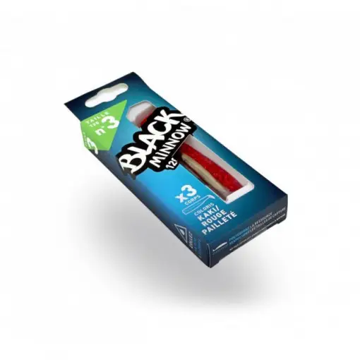 Shad Black Minnow Kaki Red, 12cm, 3buc/plic Fiiish Cumpără online