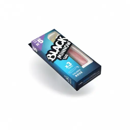 Shad Black Minnow Pink, 16cm, 3buc/plic Fiiish Preferatul clienților