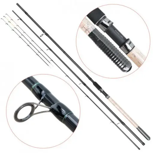 Lanseta Dynasty Feeder Plus Baracuda 3,6m/ 120g/ 3+2 trons Expediere rapidă