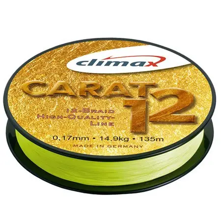 Lichidare de stoc Fir textil Climax Carat 12, galben fluo, 135m