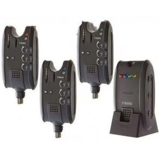 Nu rata Set avertizori Pro Carp 8000, 3+1 Cormoran