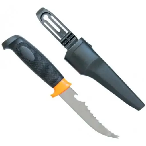 Cutit EnergoTeam pescaresc cu teaca plastic, 23cm Premium