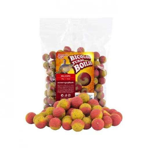 Nu rata Bicolor Turbo Boilie Benzar, 16mm, 250g