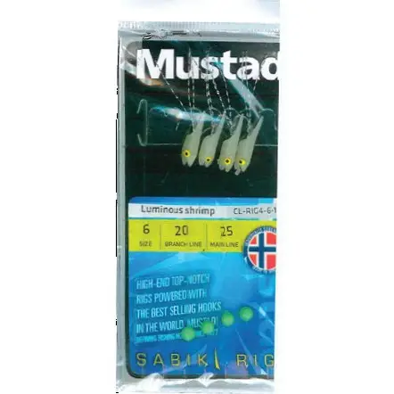 Chilipir Taparina Mustad Luminous Shrimp, 4buc