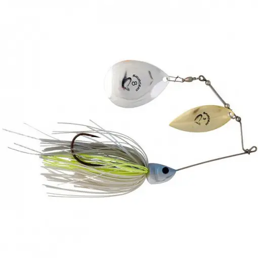 Spinnerbait Savage Gear Da Bush White Silver, 32g Reducere de preț