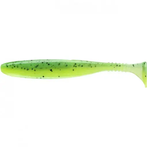 Shad Daiwa Tournament D.Fin UV Chartreuse Tiger, 10cm, 7buc Mai ieftin