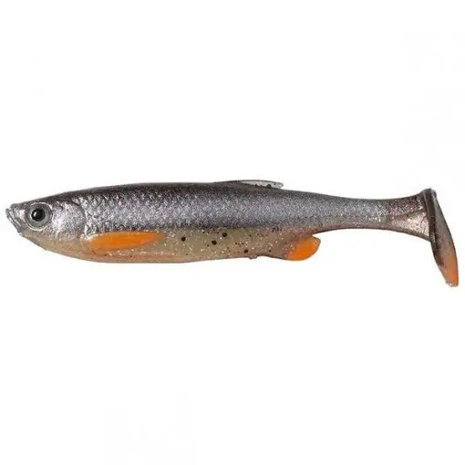 Shad Savage Gear Fat Minnow T-Tail Green Pearl Silver, 7.5cm, 4buc Popular