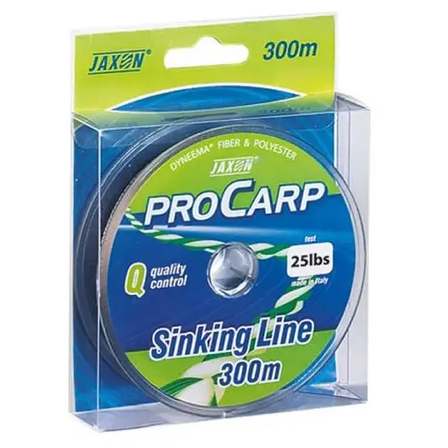 Retur ușor Fir textil Jaxon ProCarp Sinking Line, maro, 300m