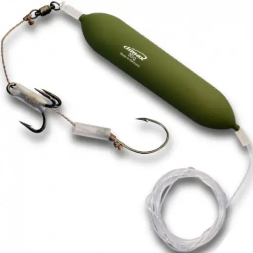 Montura Somn Climax Cult Lobworm Rig Combi Single/Treble Hooks, 1 x Carlig Nr. 7/0, 1 x Ancora Nr. 2/0, 1.00/1.30mm/54kg, 180cm Reduceri