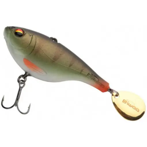 Spinnertail Biwaa Divinator Kompact 90, Gold Perch, 9cm, 55g Transport gratuit