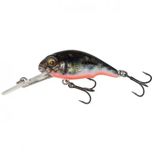 Livrare expres Vobler Savage Gear 3D Goby Crank, F02-UV rosu/negru, 5cm, 7g