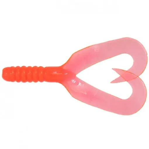Twister Mann's Twintail, Japanese Red, 4cm, 8buc Preferatul clienților