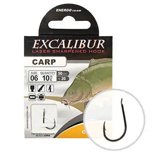Carlige legate Excalibur Carp Classic BN Popular