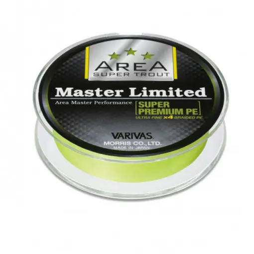 Fir textil Varivas Super Trout Area Master Limited PE, galben neon, 75m Discount