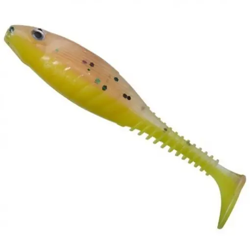 Retur gratuit Shad Gunki Soft Bait Grubby, Chicken Secret, 6cm, 2g, 10buc