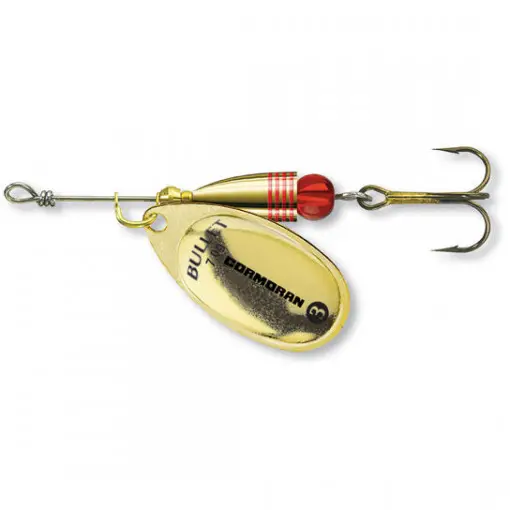 Lingurita rotativa Cormoran Bullet, Gold, nr. 1, 3g Popular