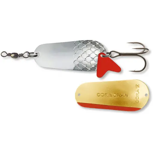 Lingura oscilanta Cormoran Cora-Z, Silver-Gold, 5.8 cm, 22 g Calitate înaltă