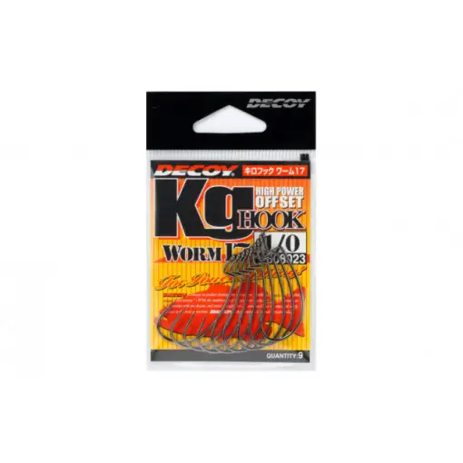 Reducere extra Carlige Offset Decoy Worm, 17 Kg