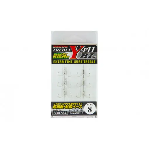 Ancora Decoy Y-F11 Bl Extra Fine Wire Barbless Calitate înaltă
