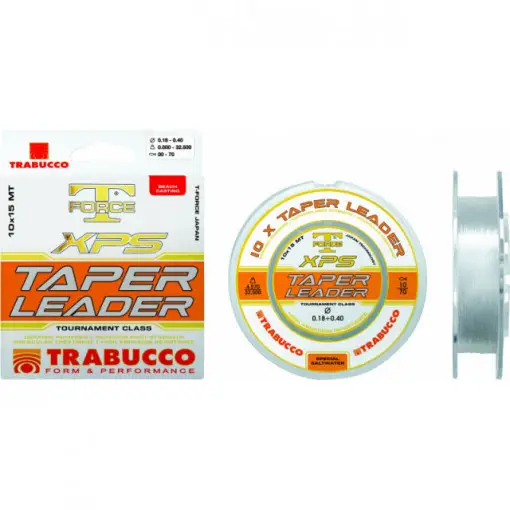 Comandă acum Fir monofilament Trabucco T-Force Taper Leader, 10x15 m