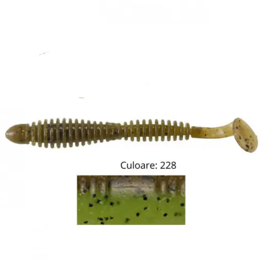 Preț promoțional Shad Tiemco Locoism Flexy 3", culoare 228, 7.6cm, 9buc