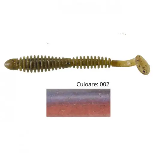 Shad Tiemco Locoism Flexy 3.5", culoare 002, 8.9cm, 7buc Cumpărături sigure