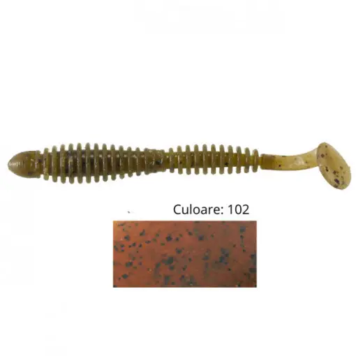 Shad Tiemco Locoism Flexy 3.5", culoare 102, 8.9cm, 7buc Retur ușor