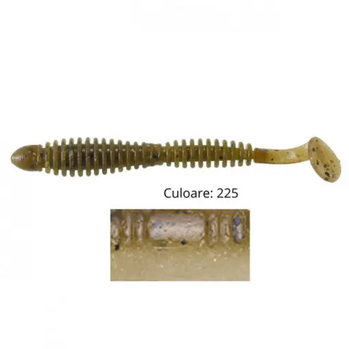 Lichidare de stoc Shad Tiemco Locoism Flexy 3.5", culoare 225, 8.9cm, 7buc