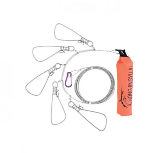 Set 5 agrafe Baracuda Maxi pentru pastrarea pestelui viu Popular