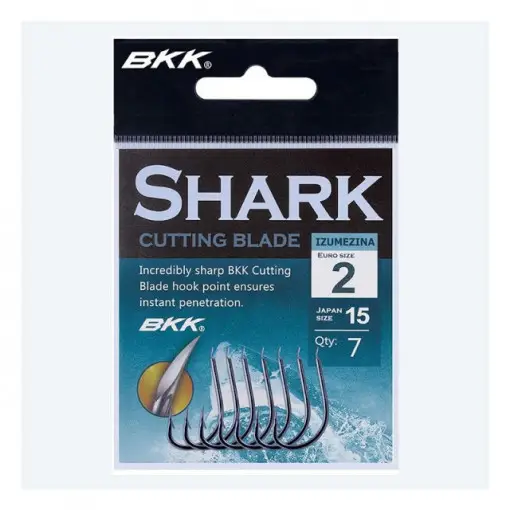 Ofertă specială Carlige BKK Izumezina Shark, Black Nickel