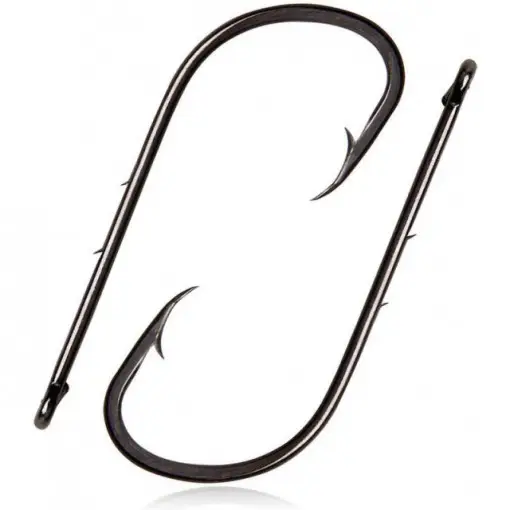 Transport gratuit Carlige BKK Baitholder ochet, Black Nickel, 25buc
