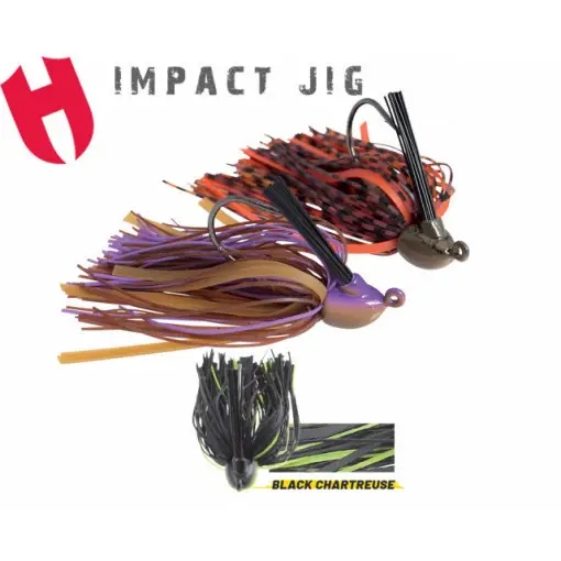 Plată securizată Jig Herakles Impact Jig, Black/Chartreuse, 7g