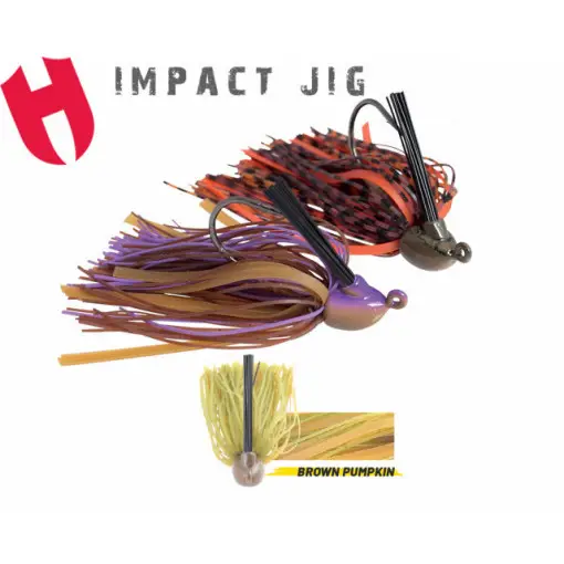 Jig Herakles Impact Jig, Brown/Pumpkin, 7g Preferatul clienților
