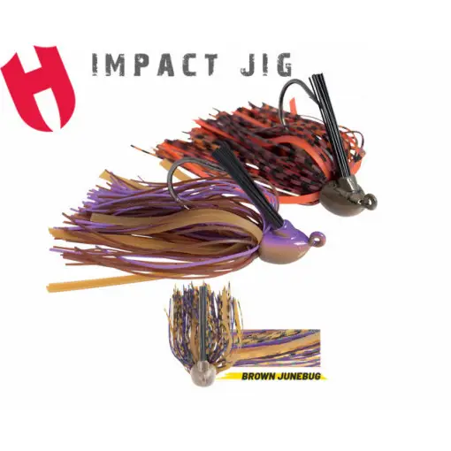 Disponibil imediat Jig Herakles Impact Jig, Brown/Junebug, 7g