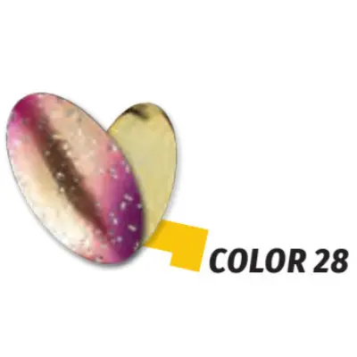 Oscilanta Herakles Zero 6, Culoare 28 - Golden Trout, 0.6 g Ultima șansă