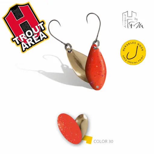 Oscilanta Herakles Spike, Culoare 30 - Orange/Gold, 1g Ofertă specială