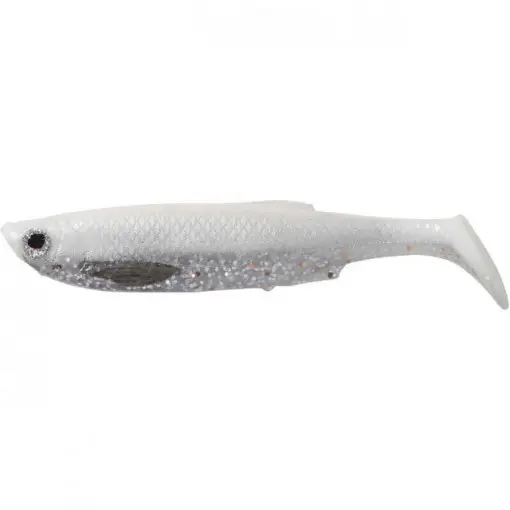 Naluca Savage Gear Bleak Paddle Tail, White-Silver, 8cm, 4g, 4bc Super ofertă
